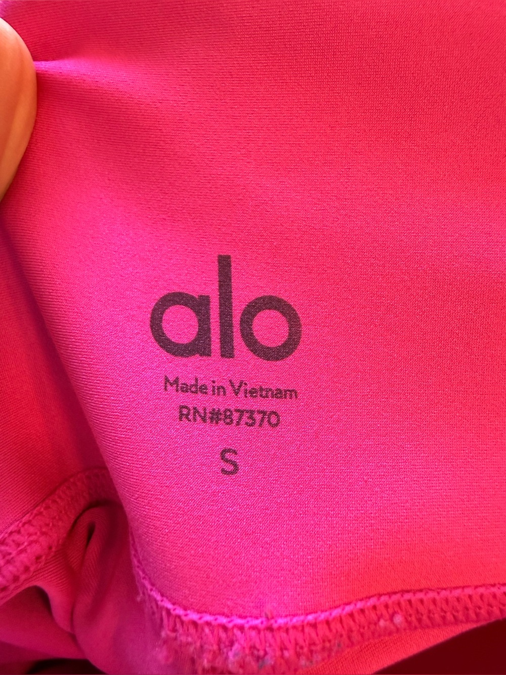 P45 -ALO Yoga Hot Pink High-Rise Leggings - Picture 4 of 5
